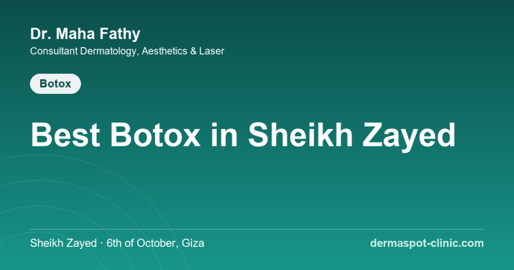 Best Botox in Sheikh Zayed - Dr. Maha Fathy, DermaSpot Clinic