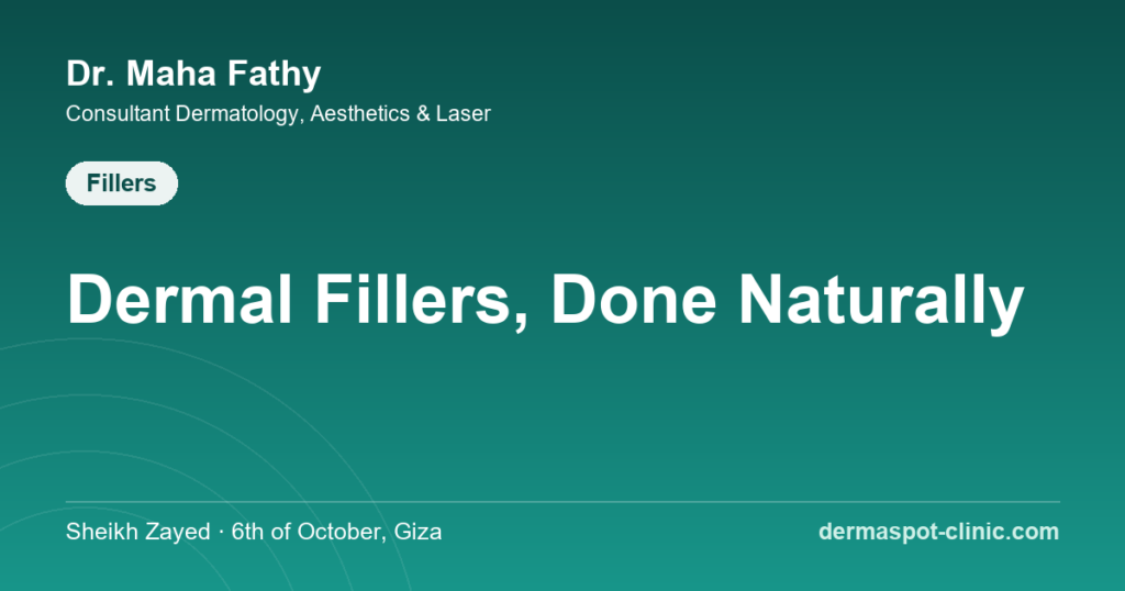 Dermal fillers natural results guide, Dr. Maha Fathy DermaSpot