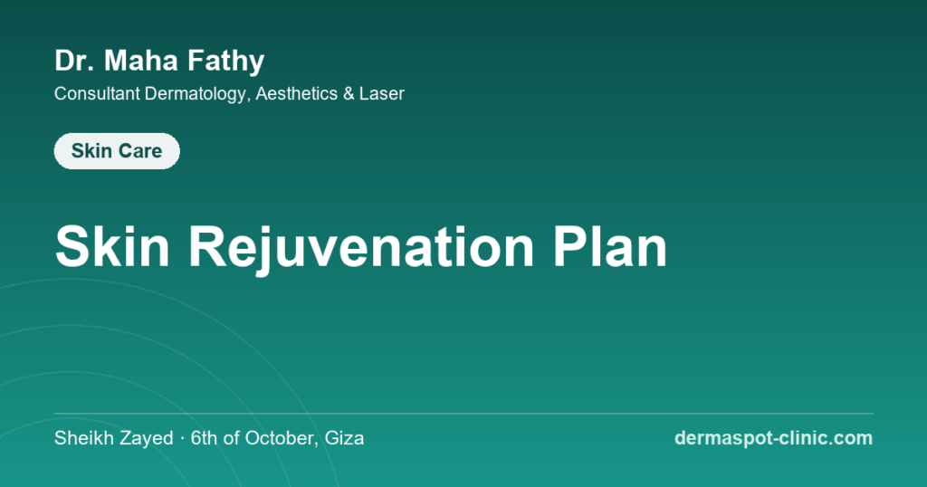 Skin rejuvenation anti-aging plan, Dr. Maha Fathy DermaSpot